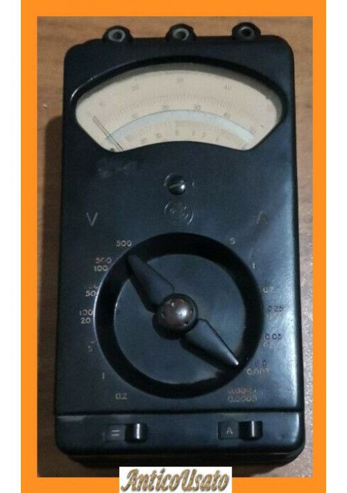 ALBAMETRO MULTIMETRO TESTER Allocchio Bacchini modello 2159 Radio 1946 vintage